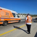 גבר נפצע באורח בינוני בתאונה סמוך לישעי
