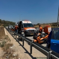 רוכב אופנוע (17) נפצע באורח בינוני בתאונה סמוך למושב 'זנוח'