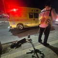 רוכב קורקינט (20) נפצע אמש באורח בינוני בתאונה ברמב"ש