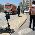 רוכב קורקינט חשמלי נפצע באורח בינוני בתאונה ברמב"ש