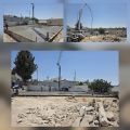 עבודות לבניית בית הכנסת שנחרב באסון נפילת הטיל הקטלני בעיר