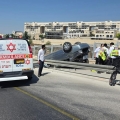 פצוע באורח בינוני בתאונה ברמב"ש