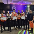 המפגש המרגש בחגיגת בר המצווה של הנער שקיבל עזרה ראשונה מהמתנדבים: