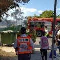 שריפה במחסן בשד' הדקל:
