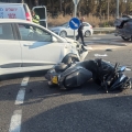 שני פצועים קל בתאונה בצומת 'צלפון':
