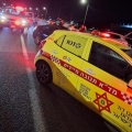 רוכב אופנוע נפצע באורח קל בתאונה בצומת 'נחם'