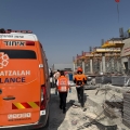 פועל נפצע קשה כתוצאה מנפילה מגובה באזור התעשייה 'ברוש'